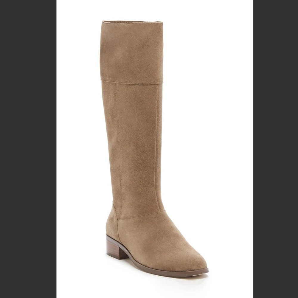 🍍3 For 35🍍Tall Suede Knee-High Boot in Taupe
